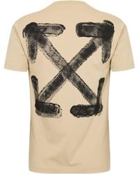 Off-White c/o Virgil Abloh - Spray Arrow Arrow Logo Print T-Shirt - Lyst