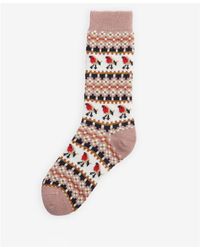 Barbour - Robin Fair Isle Socks - Lyst