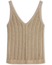 Ted Baker - V Neck Knitted Tank Top - Lyst