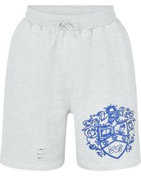 Cole Buxton - Collegiate Fleece Jogger Shorts - Lyst