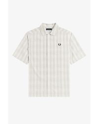 Fred Perry - Patterned Short Sleeve Shirt - Lyst