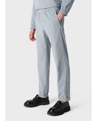 Emporio Armani - Trousers - Lyst