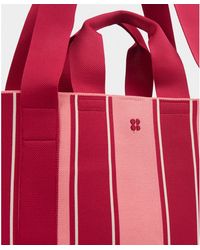 Sweaty Betty - Knitted Stripe Tote Bag - Lyst