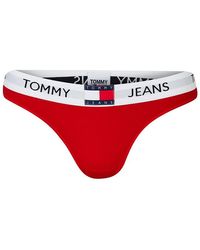 Tommy Hilfiger - Toy Jean Heritage Ctn Thong - Lyst