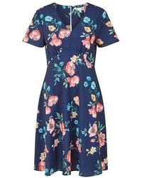 Yumi' - Kimono Sleeve Wrap Dress - Lyst