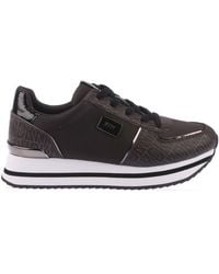 DKNY - Davie Lace Up Wedge Trainers - Lyst