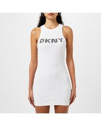 DKNY - Knit Dress Ld42 - Lyst