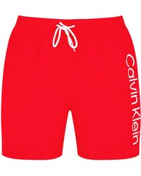 Calvin Klein - Large Logo Shorts - Lyst