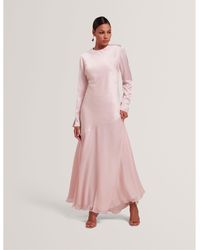 Ted Baker Brookly Sequin Tube Dress With Long Fitted Sleeve, Dark in Brown  | Lyst UK