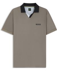 HUGO - Palle Toc Short-Sleeve Slim-Fit Polo Shirt - Lyst