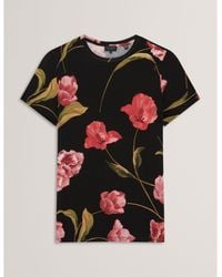 Ted Baker - Printed Slim Fit T-Shirt - Lyst