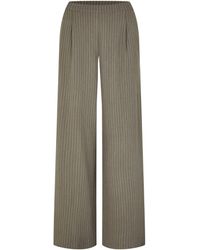 Biba - Striped Wide Leg Trousers - Lyst