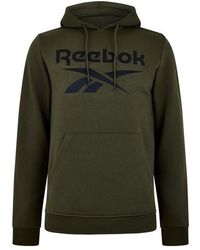 Reebok - Flc Logo Hood Sn99 - Lyst