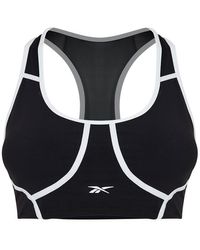 Reebok - Lux Racer Colorblocked Padded Bra Medium Impact Sports - Lyst