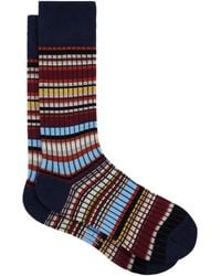 Paul Smith - Ribbed Signature Stripe Crew Socks - Lyst