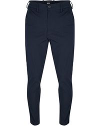 BOSS - Kane Zipped Straight Leg Trousers - Lyst