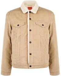 Levi's - Type 3 Sherpa Cotton Mix Long Sleeve Denim Jacket - Lyst