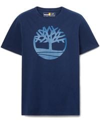 Timberland - Kennebec River Tree Logo Short Slee - Lyst