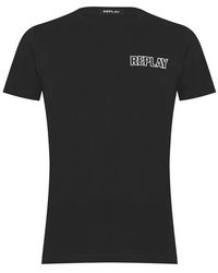 Replay - Back Logo T Shirt - Lyst