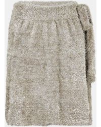 Never Fully Dressed - Metallic Knit Skirt - Lyst