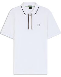 BOSS - Short Sleeve Polo With Logo Detail (Quick-Dry) - Lyst