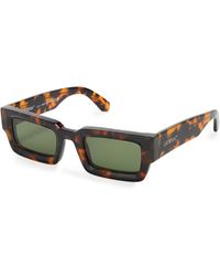 Off-White c/o Virgil Abloh - Geometric Square Sunglasses - Lyst