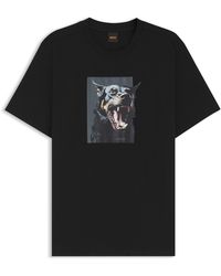 BOSS - Doberman T-Shirt - Lyst