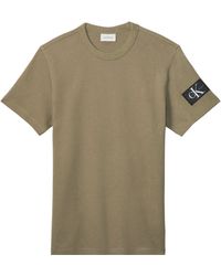 Calvin Klein - Badge Waffle Tee - Lyst