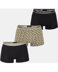 Emporio Armani - Core 3 Pack Boxer Shorts - Lyst