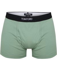 Tom Ford - Logo Cotton Boxer Briefs - Lyst