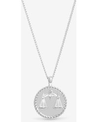 Simply Silver - Sterling 925 Zodiac Pendant - Lyst