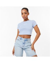 Jack Wills - Cropped Baby T-shirt - Lyst