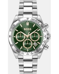 BOSS - Gents Hero Stainless Steel Bracelet Watch - Lyst