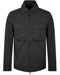 Belstaff - Stride Zip Collar Long Sleeve Overshirt - Lyst