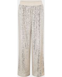 BOSS - Tilloi Palazzo Trousers - Lyst