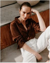 Nudea - Eco-Luxe Midi Shirt - Lyst