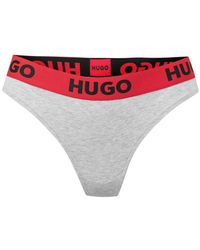HUGO - Thong Sporty Logo 10241852 02 - Lyst