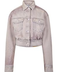 Off-White c/o Virgil Abloh - Baby Baggy Oversized Denim Jacket - Lyst