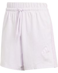 adidas - Essentials 3 Stripe Shorts - Lyst