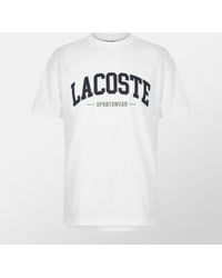 Lacoste - Big Logo T-Shirt - Lyst