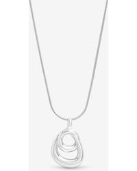Simply Silver - Sterling 925 Polished Swirl Pendant - Lyst