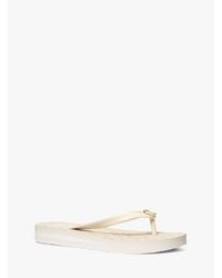 MICHAEL Michael Kors - Posie Flip Flops - Lyst