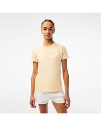 Lacoste - Fit Organic Cotton Jersey T Shirt - Lyst