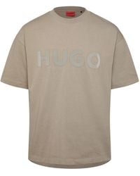 HUGO - Dinkee Oversized Fit T-Shirt - Lyst