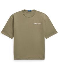 Polo Ralph Lauren - Back Logo Cotton Short-Sleeve Crew-Neck Oversized T-Shirt - Lyst