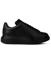 McQueen - Oversized Leather Trainers - Lyst