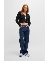 HUGO - Suvano Knitted Cardigan - Lyst