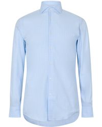 BOSS - Hank Spread Long Sleeve Oxford Shirt - Lyst