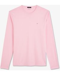 Eden Park - Long Sleeved Cotton T-Shirt - Lyst
