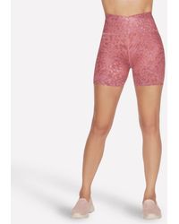 Skechers - Gosculpt Leopard Road Shorts - Lyst